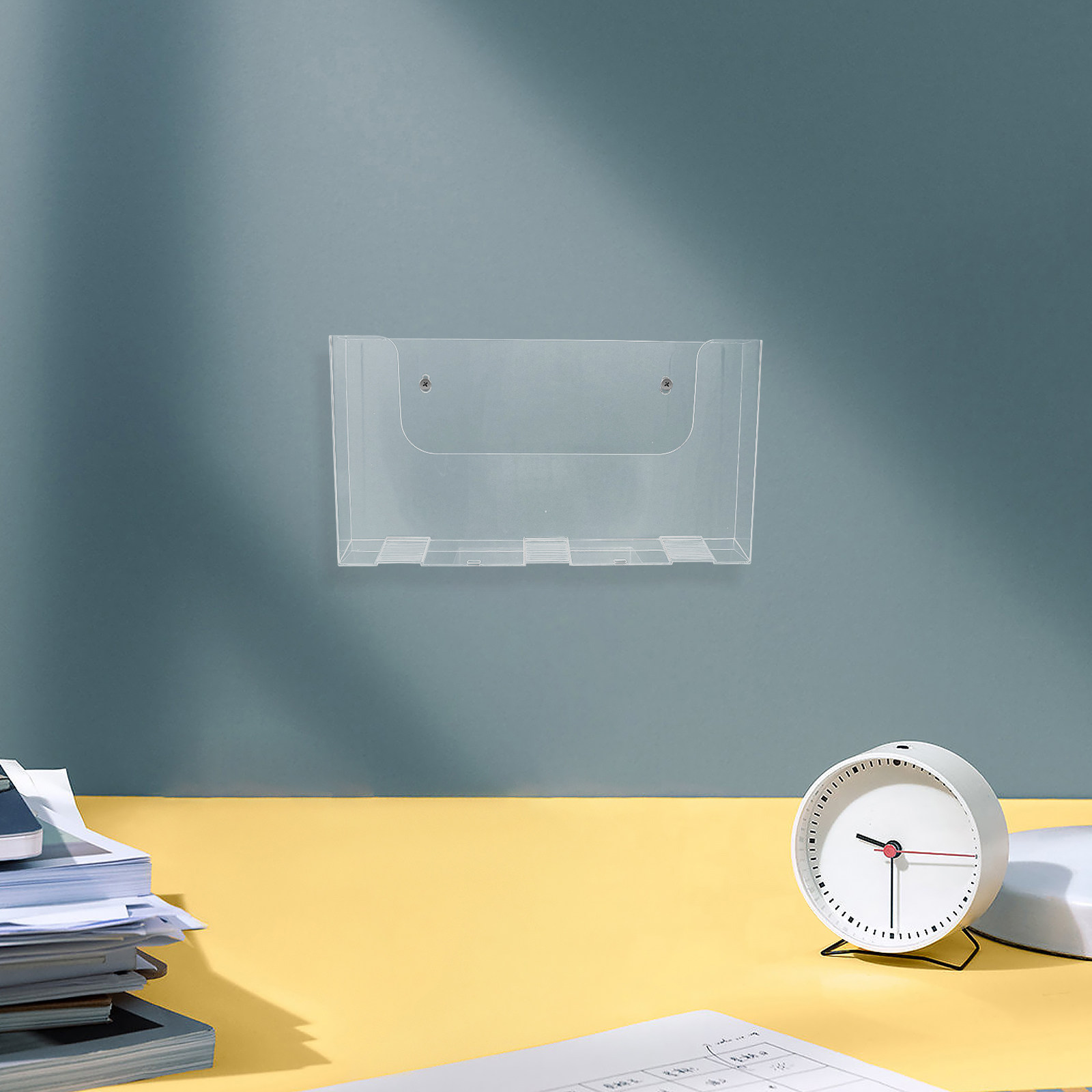 2Pcs Wall File Holder Acrylic  - Magazine Holder Rack recension och pris