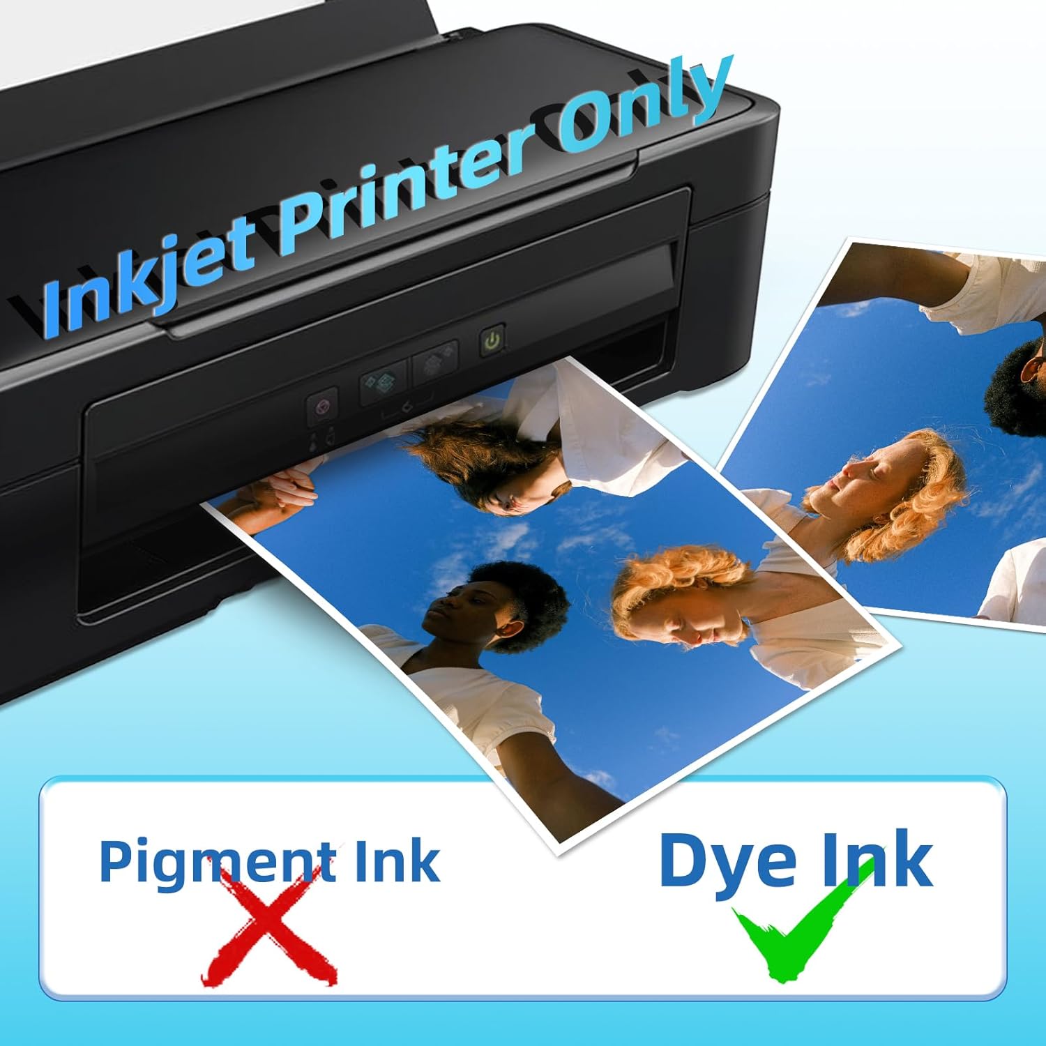 Adhesive Glossy Photo Paper A4 - Ink Blotter Paper recension och pris