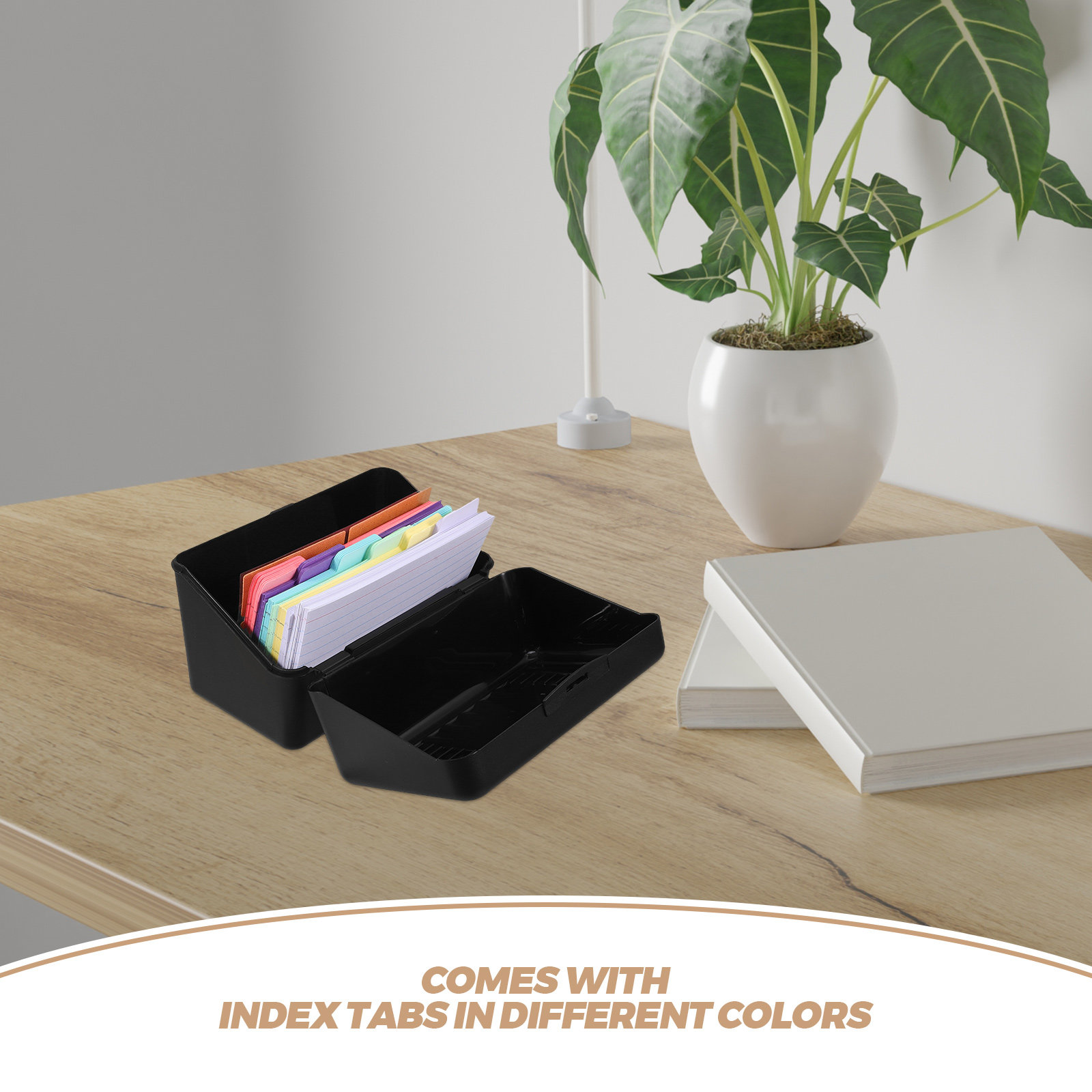 1Set Index Card Holder Organiz - Card Index Box recension och pris