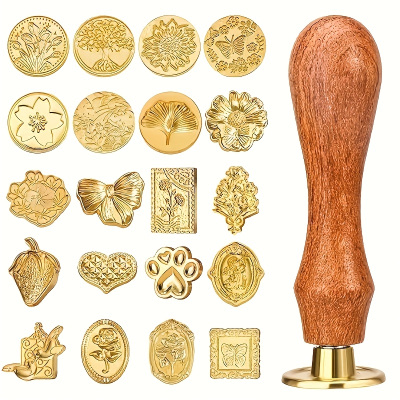 21pc Wax Stamp Set with Variou - Wax Seal Stamp Set recension och pris