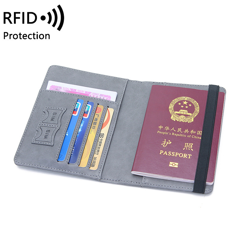 Unisex PU Leather Passport Hol - Index Card Holder recension och pris