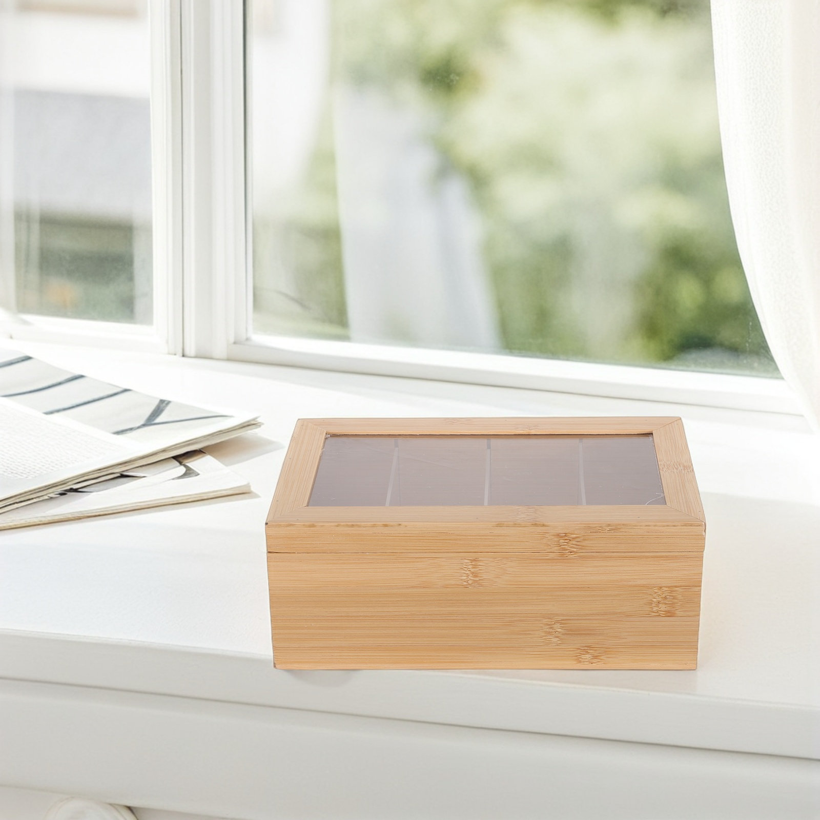 Bamboo Recipe Box Recipe Card  - Card Index Box recension och pris