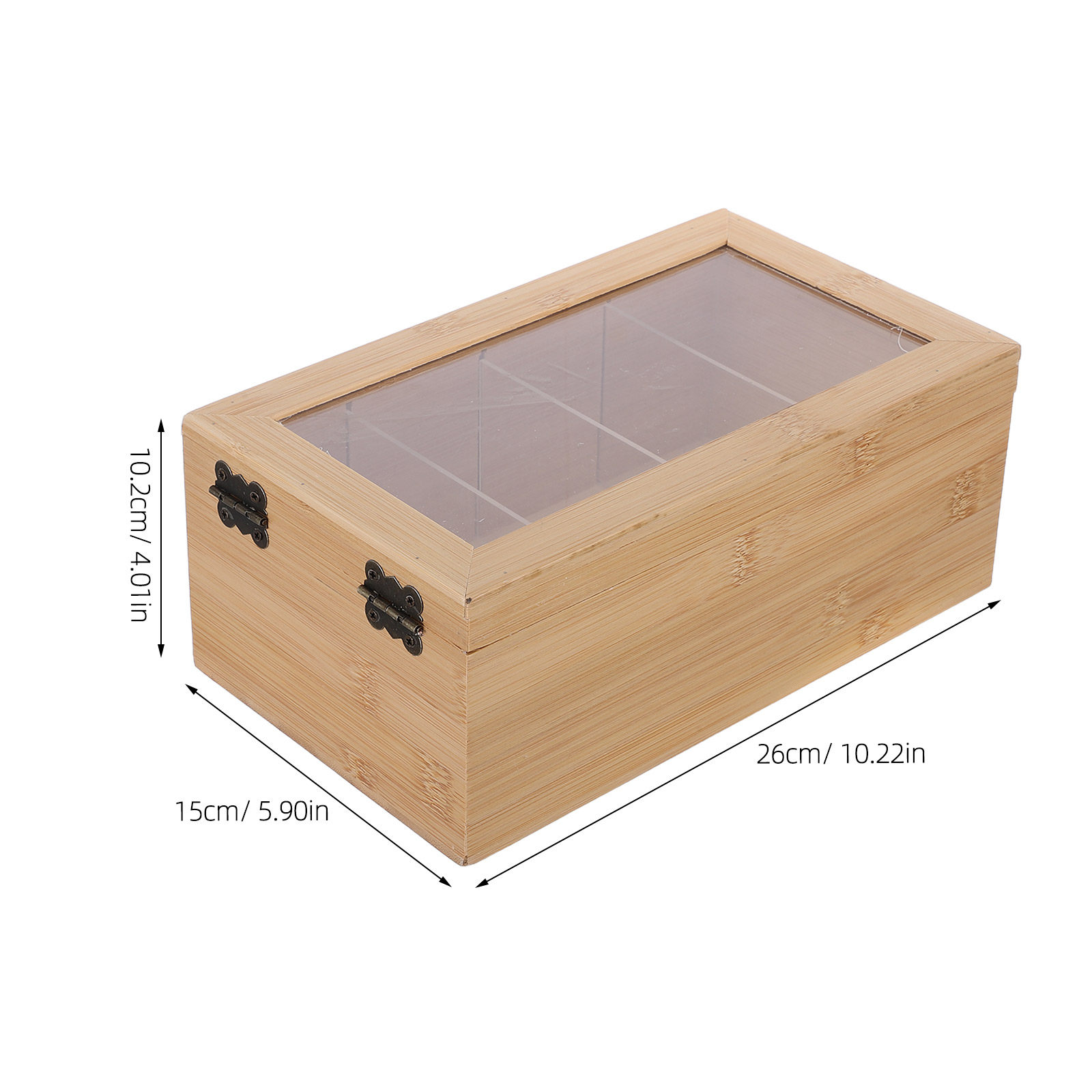 Bamboo Recipe Box Recipe Card  - Card Index Box recension och pris