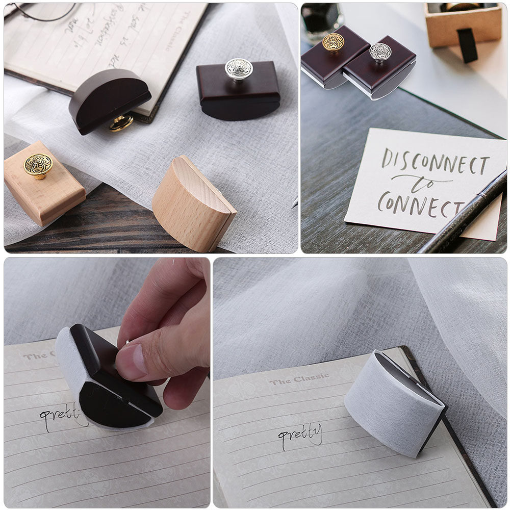 2Pcs Premium Wooden Rocker Blo - Ink Blotter Paper recension och pris