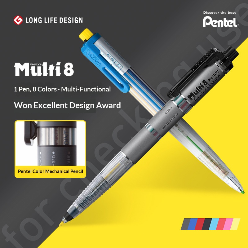 Pentel Multi 8 Multifunctional - Staedtler Pencil Lumocolor recension och pris