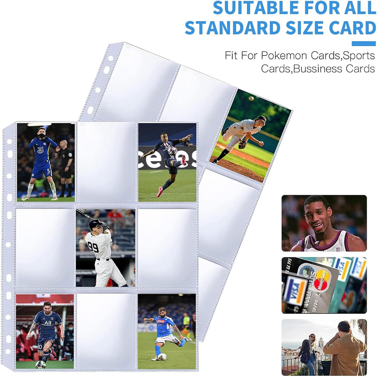 50 Pack 9 Pocket Card Sleeves  - Card Index Box recension och pris