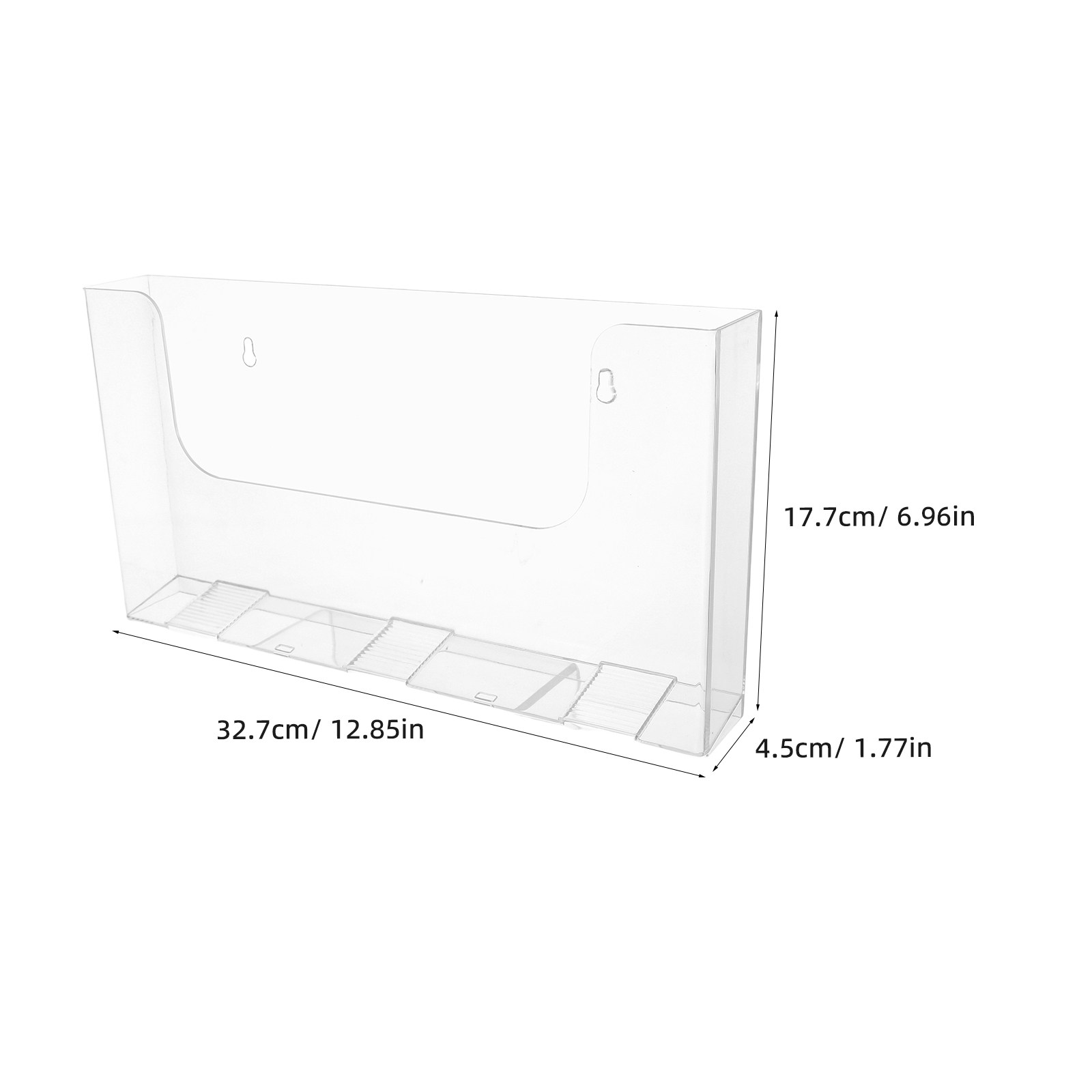 2Pcs Acrylic Wall File Holders - Magazine Holder Rack recension och pris