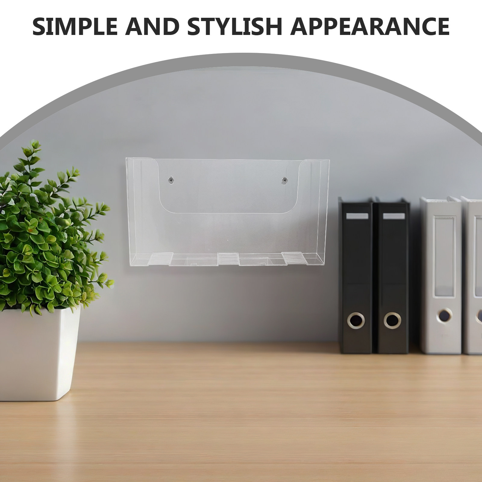 2Pcs Acrylic Wall File Holders - Magazine Holder Rack recension och pris