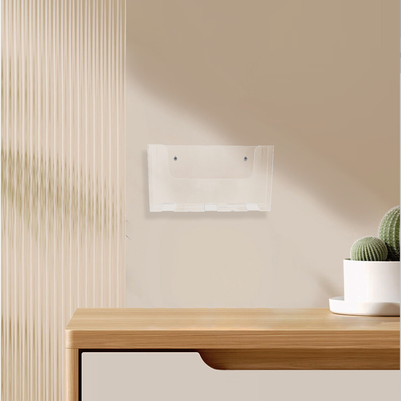 2Pcs Acrylic Wall File Holders - Magazine Holder Rack recension och pris